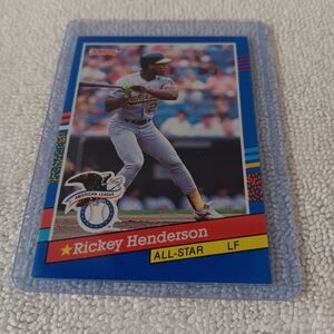 Rickey Henderson All-Star Baseball Card